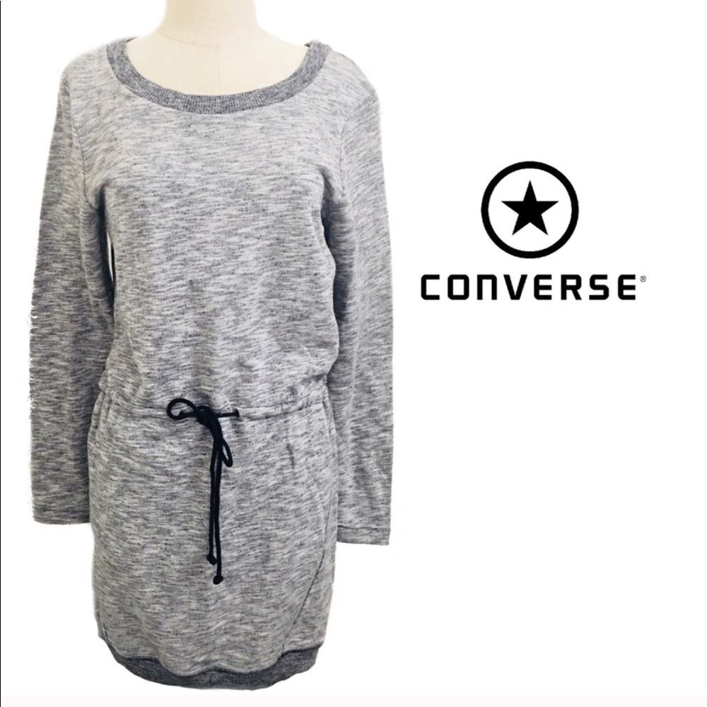 Long sleeve Converse Drawstring Dress